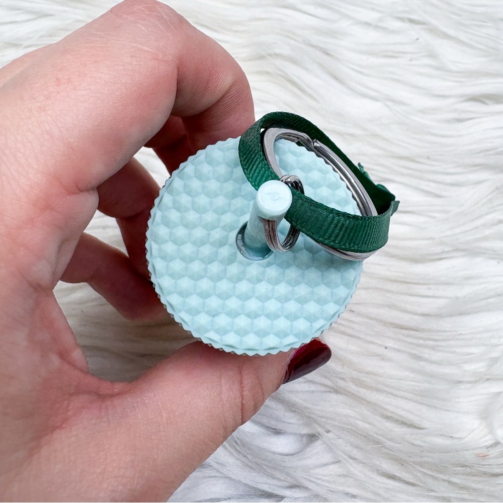 Starbucks 2021 Studded Keychain Ornament Bag Charm Tumbler Matte Mint Green NEW - Picture 3 of 6
